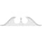 Ekena Millwork Rams Head Architectural Grade PVC Pediment (Urn Ships Unattached in Box), 86"W x 21-1/2"H x 2-3/4"P PEDPS086X215RHP00 - alternate 6